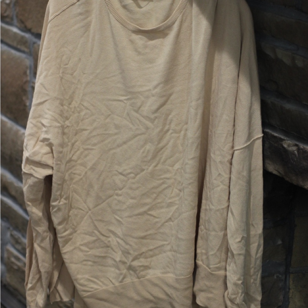 Beige Long Sleeve Top Size 5X